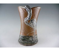 Dan Barnett ceramic vase